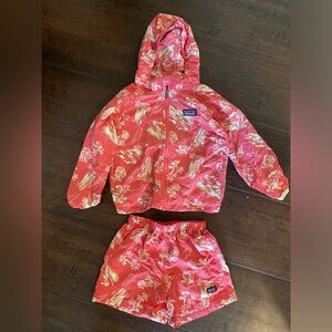 2T Patagonia girl jacket and matching baggies